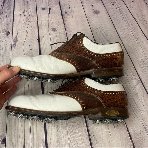 Vintage Men’s FootJoy ‘Premiere Classic’ Golf Shoe Size 9 - Picture 3 of 11